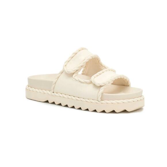NWT White Fox Joe Sandals Bone White‎ Size 9 - Picture 2 of 7